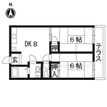 中島ハイムの物件間取画像